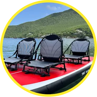 Photo Caminagua Step Paddle. Activité originale Martinique.