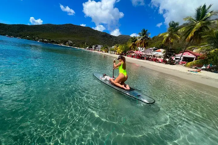 Photo Caminagua Step Paddle. Activité originale Martinique.