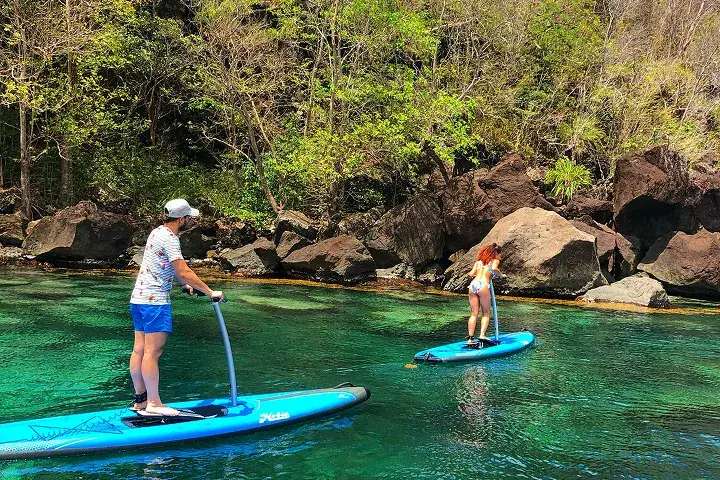 Photo Caminagua Step Paddle. Activité originale Martinique.