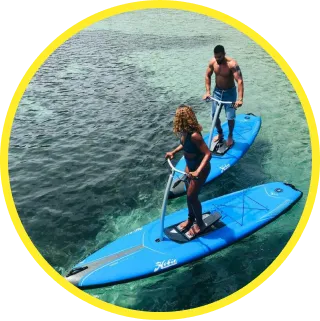 Photo Caminagua Step Paddle. Activité originale Martinique.
