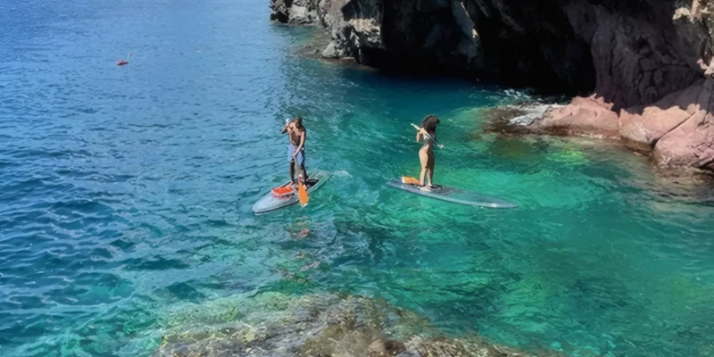 Photo Caminagua Step Paddle. Activité originale Martinique.