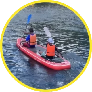 Photo Caminagua Step Paddle. Activité originale Martinique.