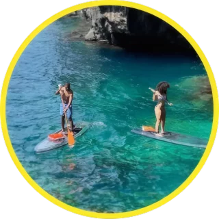Photo Caminagua Step Paddle. Activité originale Martinique.