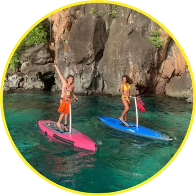 Photo Caminagua Step Paddle. Activité originale Martinique.